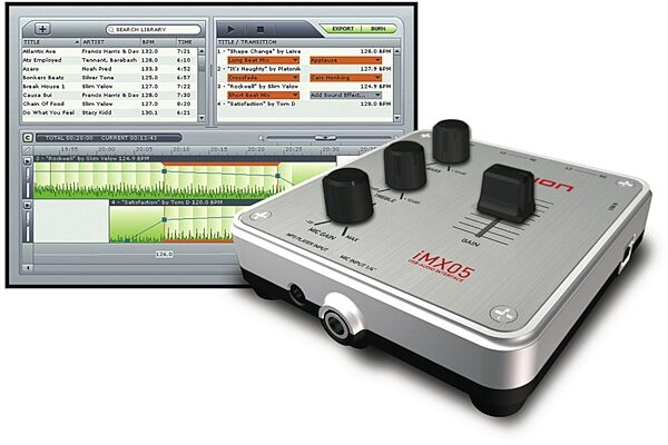 open zoom image for Ion Audio iMX05 MixMeister Express DJ Audio Interface, Main