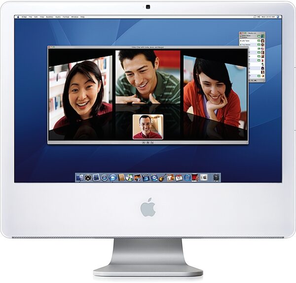 open zoom image for Apple iMac Desktop Computer with Intel Core (2.16GHz, 24 in.), iChat Video