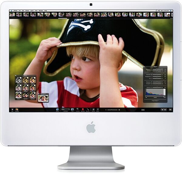 open zoom image for Apple iMac Desktop Computer with Intel Core (2.16GHz, 24 in.), iPhoto