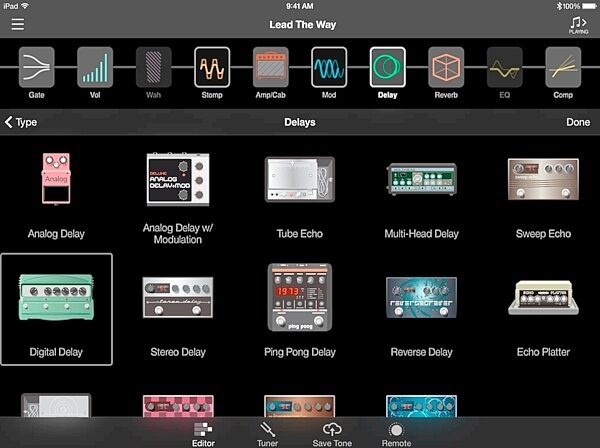 open zoom image for Line 6 AMPLIFi 75 Hybrid Guitar Combo Amplifier, Delays