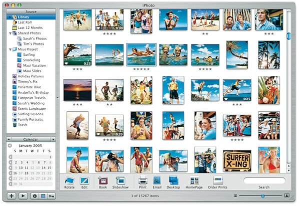 open zoom image for Apple iLife Software (Macintosh), iPhoto