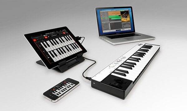 open zoom image for IK Multimedia iRig KEYS Mini Keyboard Controller, 37-Key, Glamour View