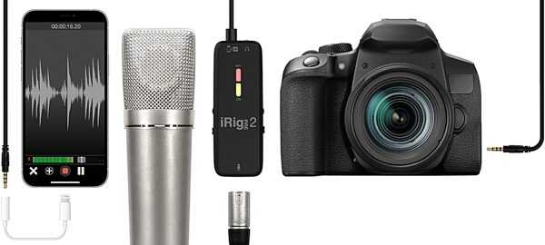 open zoom image for IK Multimedia iRig Pre 2 XLR Microphone Interface, New, ve