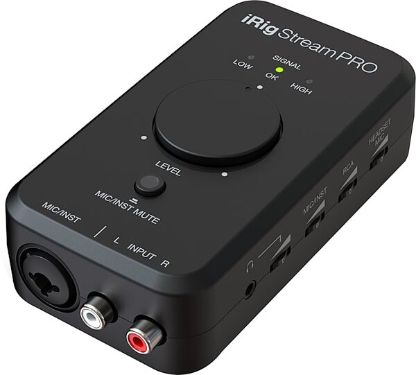 open zoom image for IK Multimedia iRig Stream Pro Audio Interface, Open Box (Like New), Action Position Back