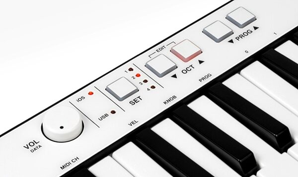 open zoom image for IK Multimedia iRig KEYS Mini Keyboard Controller, 37-Key, Controls