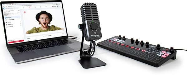 open zoom image for IK Multimedia iRig Stream Mic USB Microphone, New, Action Position Back