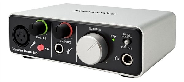 open zoom image for Focusrite iTrack Solo USB and iPad Audio Interface, Right