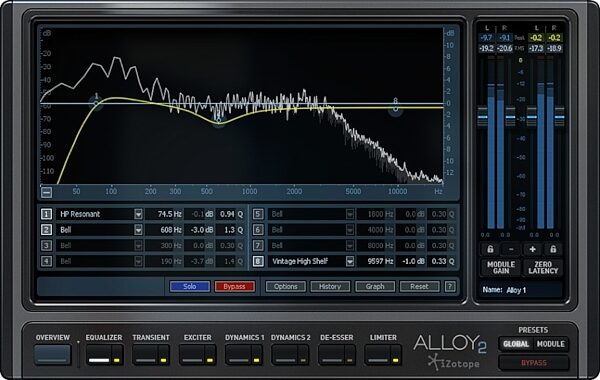 open zoom image for iZotope Alloy 2 Mixing Channel Software, EQ