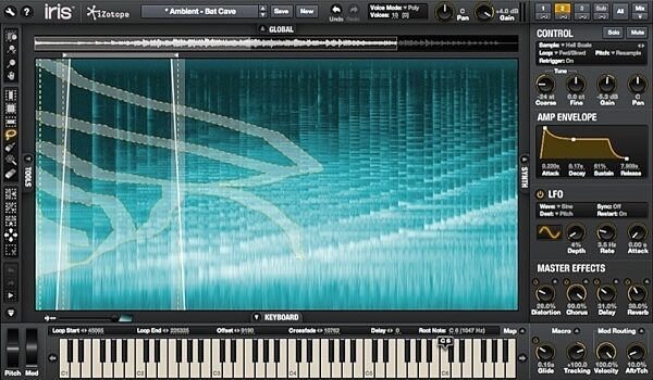 open zoom image for iZotope Iris Virtual Synthesizer Software, Screenshot All Open