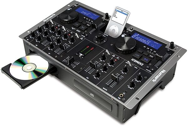 open zoom image for Numark iCDMIX2 Dual CD Performance System with Universal Dock, Main