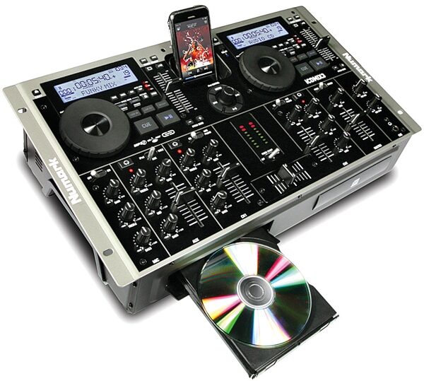 open zoom image for Numark iCDMIX3 Dual CD/MP3 Performance System with Universal Dock, Main