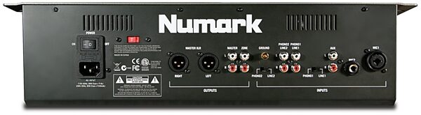 open zoom image for Numark iCDMIX3 Dual CD/MP3 Performance System with Universal Dock, Back