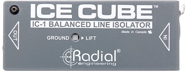 open zoom image for Radial IceCube IC-1 Passive Line Level Isolator, New, Top