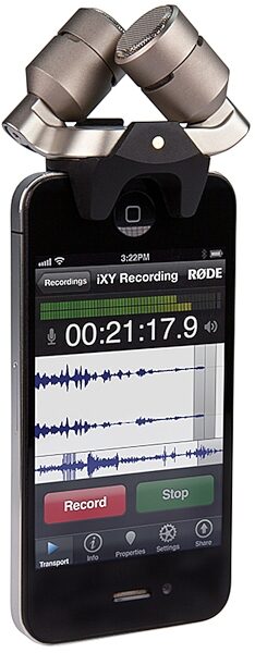 open zoom image for Rode iClamp iXY and iPhone Support, New, In Use 1