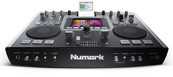 open zoom image for Numark iDJ2 iPod Mixer with Scratch Control, Front