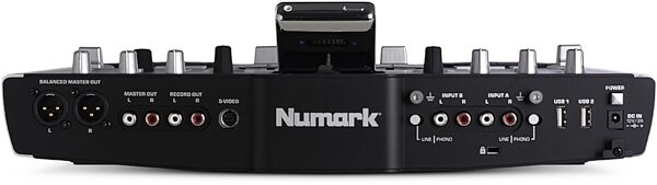 open zoom image for Numark iDJ2 iPod Mixer with Scratch Control, Rear