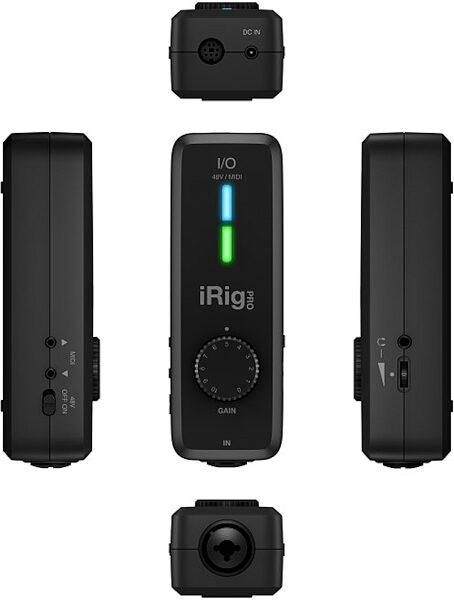 open zoom image for IK Multimedia iRig Pro I/O USB and iOS Audio/MIDI Interface, New, All Views