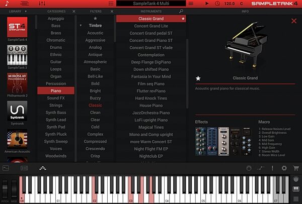 open zoom image for IK Multimedia SampleTank 4 Virtual Instrument Software, Digital Download, Action Position Back