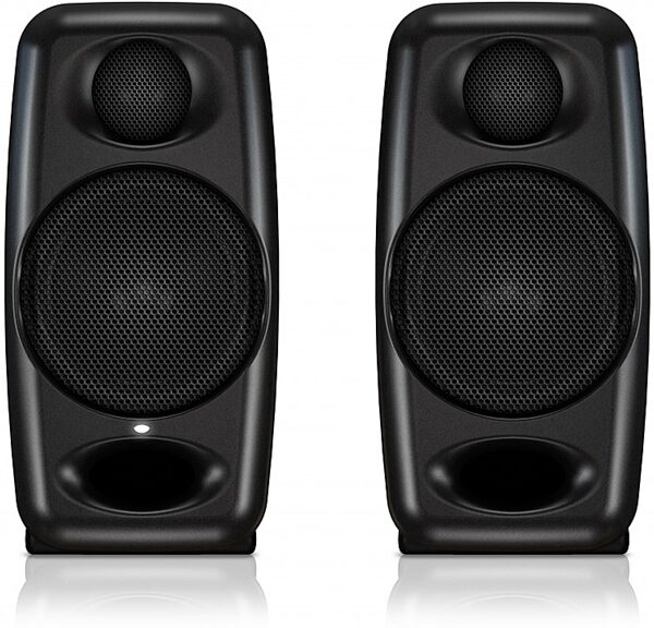 open zoom image for IK Multimedia iLoud Micro Monitors Pair with Bluetooth, Black, Pair, Front