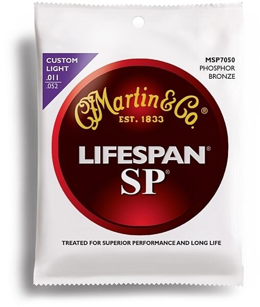 open zoom image for Martin SP Lifespan Phosphor Bronze Acoustic Guitar Strings, MSP7050