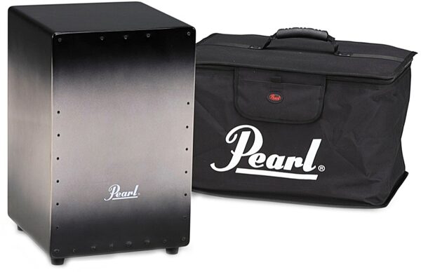 open zoom image for Pearl PBC512GHC Ghost Cajon with Bag, Black Gray Burst