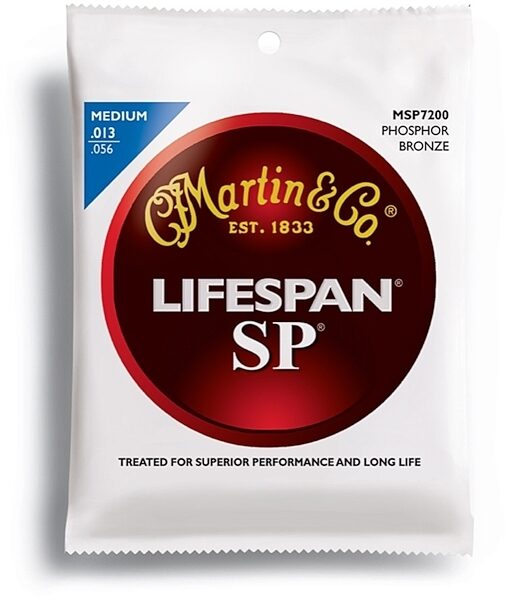 open zoom image for Martin SP Lifespan Phosphor Bronze Acoustic Guitar Strings, MSP7200