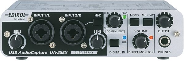 open zoom image for Edirol UA25EX USB 2.0 Stereo Audio Interface, Main