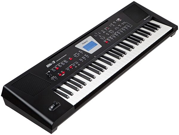 open zoom image for Roland BK-3 Backing Keyboard, 61-Key, Angle