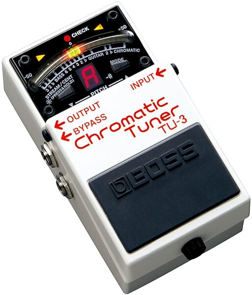 open zoom image for Boss TU-3 Chromatic Tuner Pedal, New, Angle