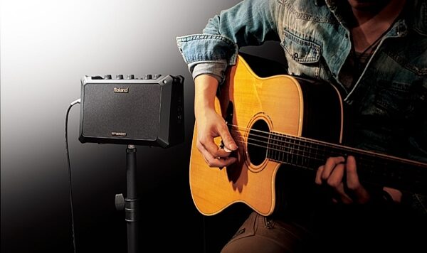open zoom image for Roland Mobile AC Acoustic Chorus Guitar Combo Amplifier, Glamour View