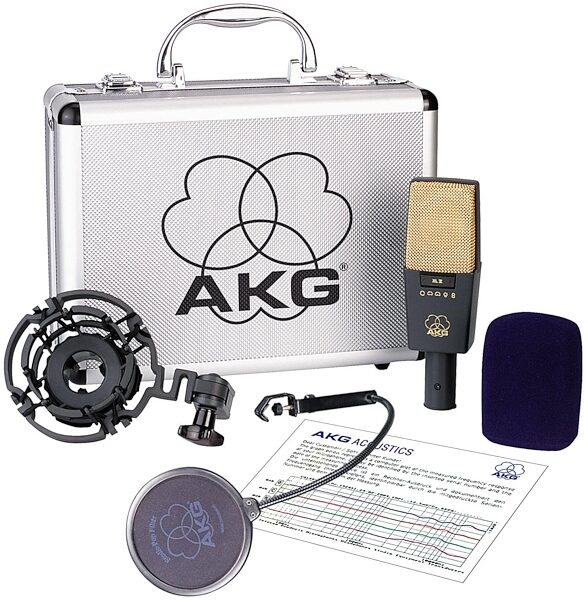 open zoom image for AKG C414 B-XL II 5-Pattern Condenser Microphone, What's Included