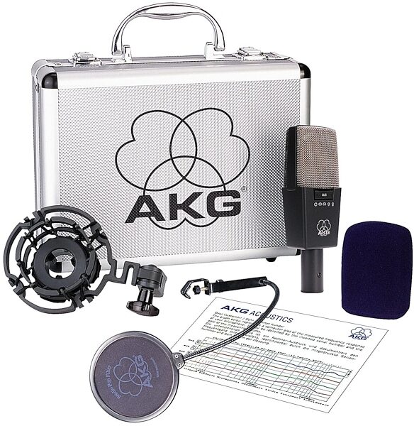 open zoom image for AKG C414 B-XLS 5-Pattern Condenser Microphone, What's Included