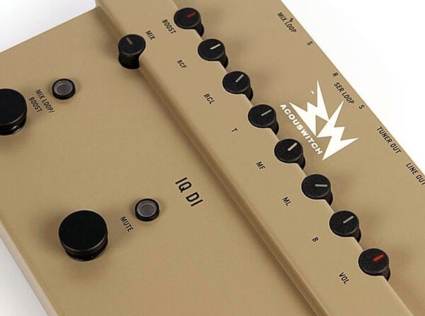 open zoom image for Lehle Acouswitch IQ DI Acoustic Guitar Preamp and Direct Box, Closeup