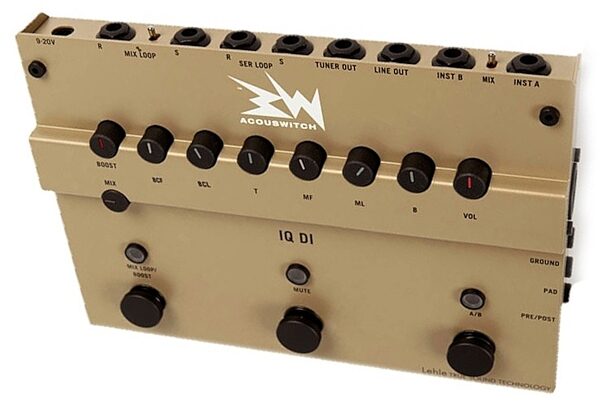 open zoom image for Lehle Acouswitch IQ DI Acoustic Guitar Preamp and Direct Box, Main