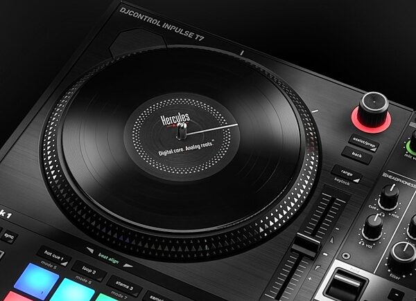 open zoom image for Hercules DJControl Inpulse T7 DJ Controller, Black, Detail