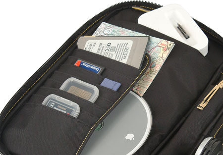 open zoom image for Monster iCase Travel Pack for iPod, Accessory Holder Close-up