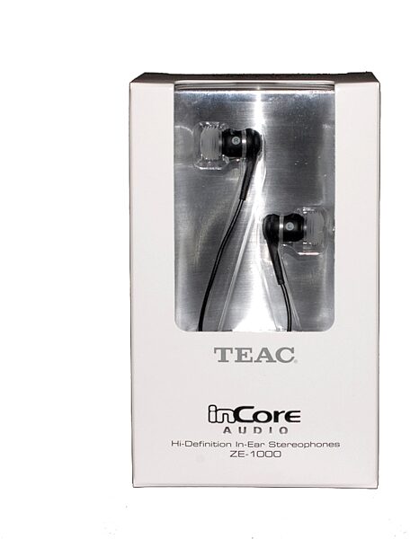 open zoom image for TASCAM InCore Audio ZE1000 Hi-Definition Earphones, In Package