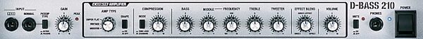 open zoom image for Roland D-Bass 210 Bass Combo Amplifier (400 Watts, 2x10 in.), COSM