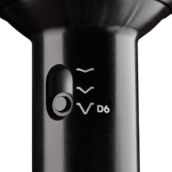open zoom image for Audix D6X Dynamic Kick Drum Microphone, New, Action Position Back