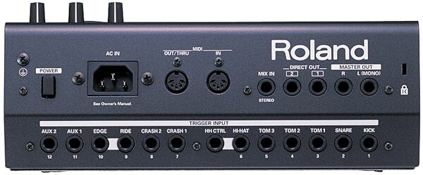 open zoom image for Roland TD12 Electronic Drum Module, Rear