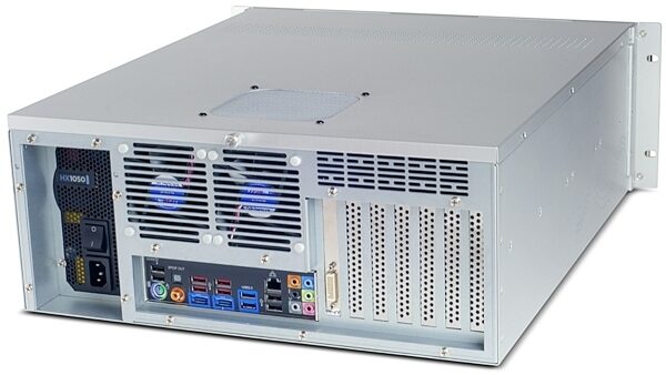 open zoom image for Rain Computers ION AFX Rackmount Computer Audio Workstation, Back