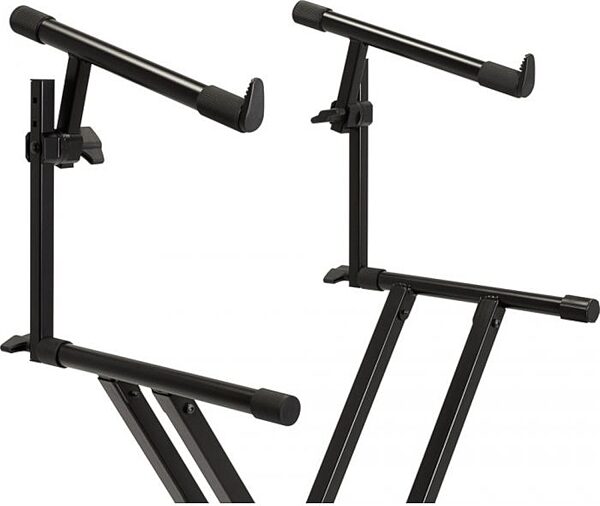 open zoom image for Ultimate Support IQ-X-200 Keyboard Stand Second Tier, New, Action Position Back