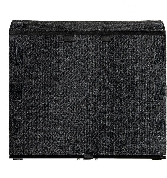 open zoom image for IsoVox GO Mobile Vocal Booth Studio Bundle, Black, Action Position Back