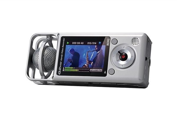 open zoom image for Zoom Q2HD Handy Video Recorder, Side View