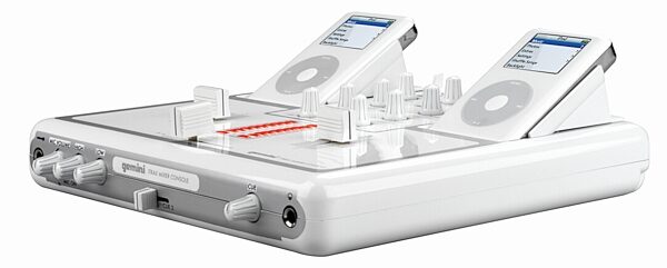 open zoom image for Gemini iTrax Dual iPod Mixing Station, Left