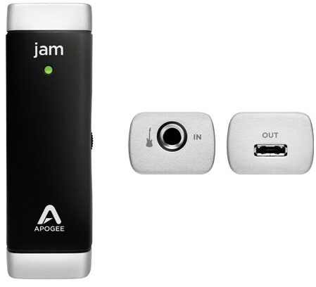 open zoom image for Apogee Jam Audio Interface for iOS, Front and Back