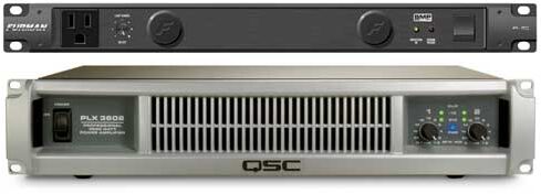 open zoom image for QSC PLX3602 Lightweight Power Amplifier, With Furman PL8C