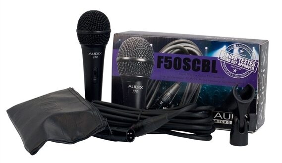 open zoom image for Audix Fusion F50 Vocal Microphone Combo Pack, With Switch