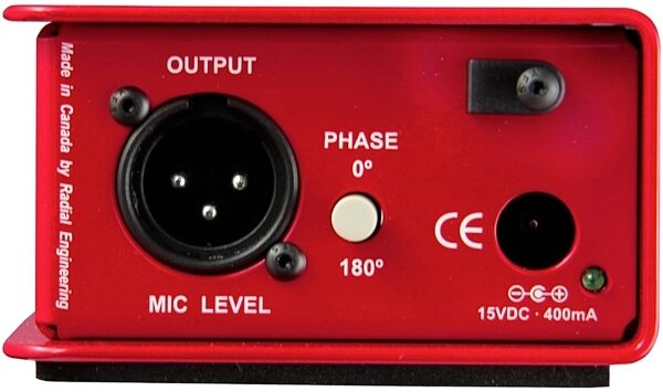 open zoom image for Radial JDX 48 Phantom Power Guitar Speaker Emulator, New, Back