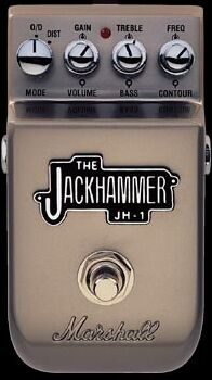 open zoom image for Marshall JH1 Jackhammer Distortion Pedal, Top